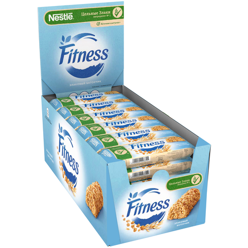 фото Злаковый батончик nestle fitness с цельными злаками, 24 шт