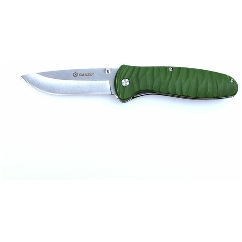 фото Нож складной туристический "ganzo" g6252 (зеленый)
