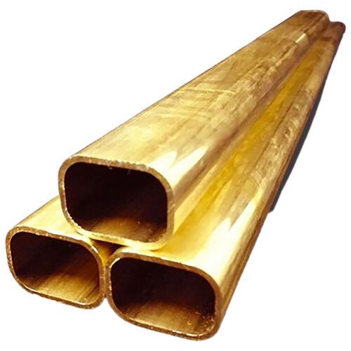 фото Овальная латунная трубка 8х6 мм, 2 шт, ks precision metals сша, ks5094 k&s precision metals