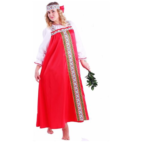 фото Карнавальный костюм для взрослых "марья искусница", размер 48-50 batik пуговка
