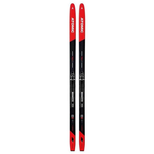 фото Прогулочные лыжи atomic pro c1 skintec junior + prolink access jr с креплениями, 90 см, красный/черный