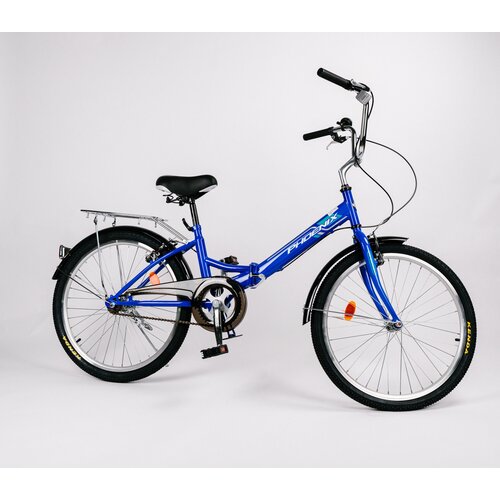 фото Велосипед двухколесный складной px252 ярко-голубой phoenix