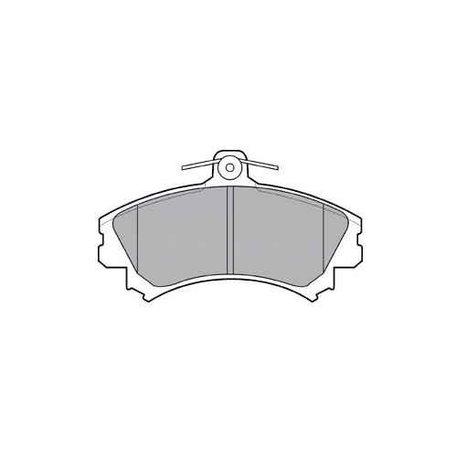 фото Delphi lp993 (30769197 / 3345670 / 33456708) комплект тормозных колодок, дисковый тормоз