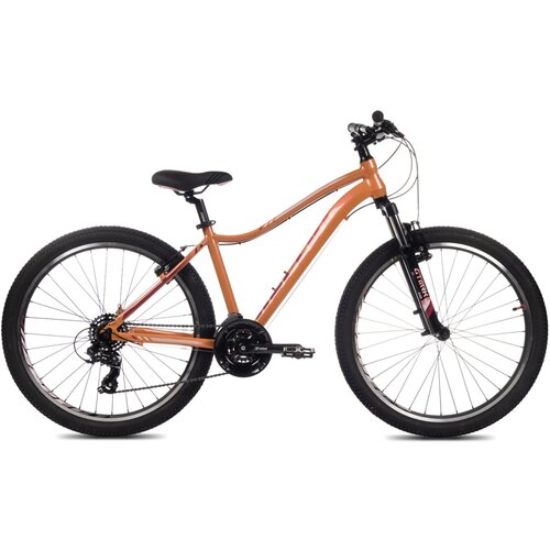 фото Женский велосипед aspect oasis (2023) 16" розово-оранжевый (151-165 см)