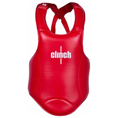 фото Защита корпуса clinch thai chest guard красная м