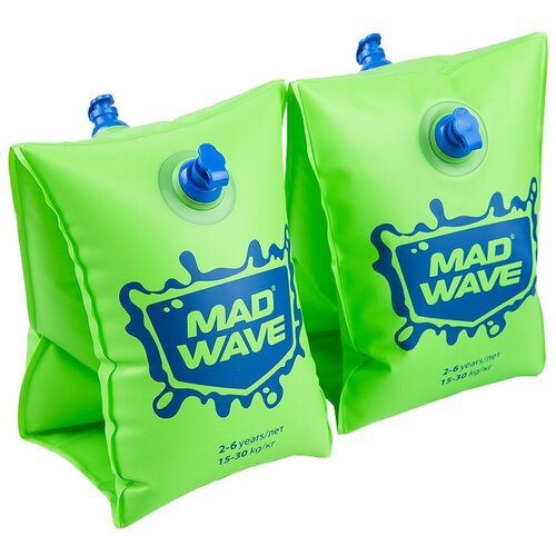 фото Нарукавники mad wave, 12+, green m0756 03 3 10w