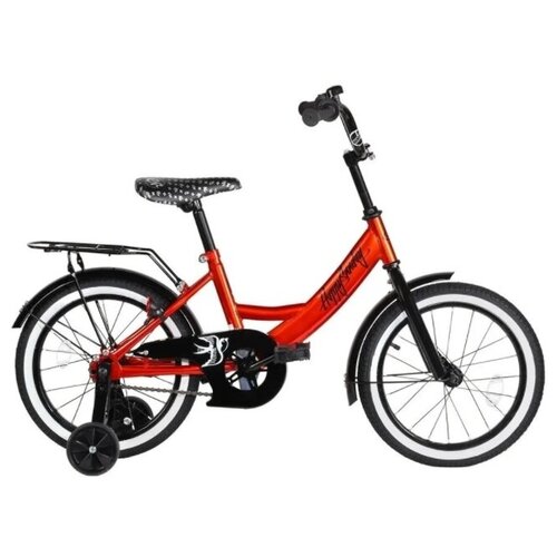 фото Велосипед двухколесный 16 "city-ride happy sunday" (красно-черный) black aqua princess