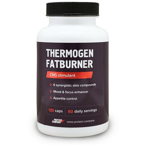 фото Thermogen fatburner / protein.company / жиросжигатель / капсулы / 60 порций / 120 капсул