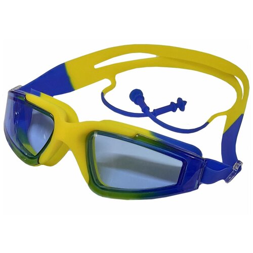 фото Очки для плавания взрослые (желтый/синий) b31545-5 hawk