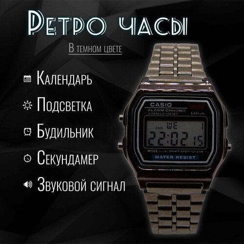 фото Наручные часы, черный без бренда