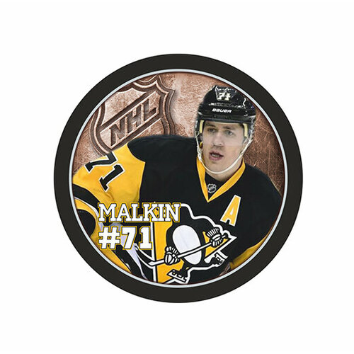 фото Шайба rubena игрок нхл malkin №71 питтсбург 1-ст.