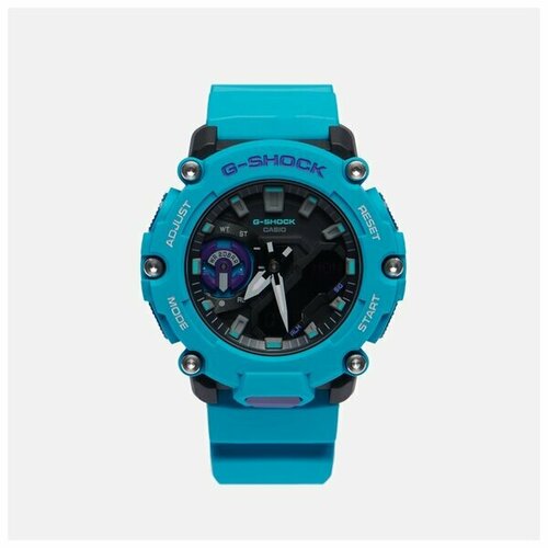 фото Наручные часы casio ga-2200skl-8a, черный casio g-shock