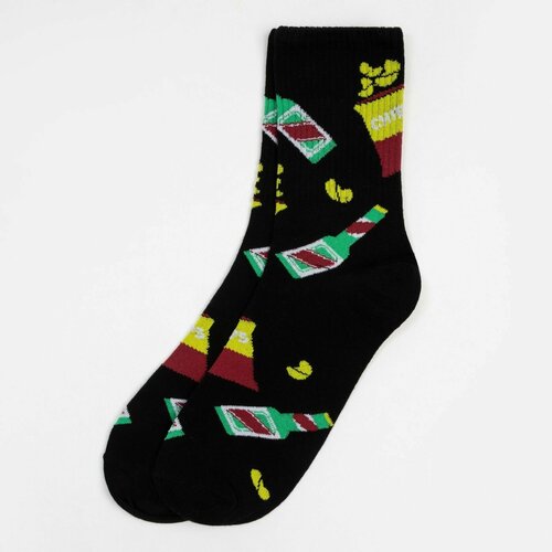 фото Мужские носки kaftan, 1 пара, размер 27-29 см (41-44), черный