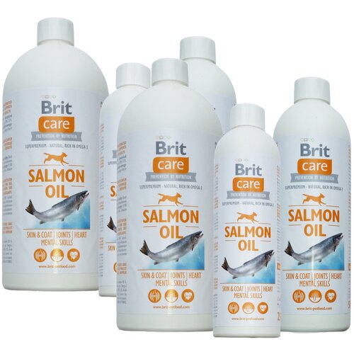 фото Brit 1000 мл care salmon oil лососёвое масло х 2 шт.