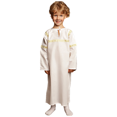 фото Крестильная рубашка для мальчика рост 116 см / крестим деток / ванечка / для купели / крещение