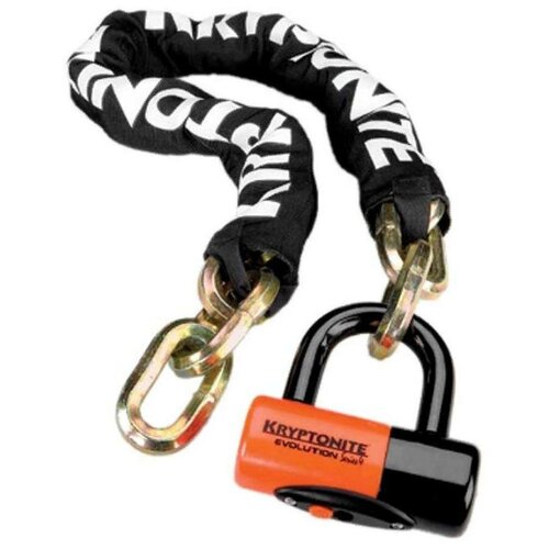 фото Замок велосипедный kryptonite york chain 1210 (12mm x 100cm) with evs4 disc 14mm shackle