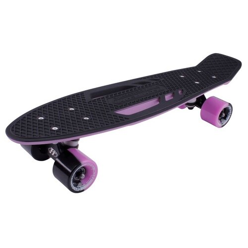 фото Скейтборд пластиковый shark 22 purple/black 1/4 techteam