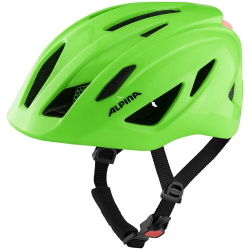 фото Велошлем alpina pico flash neon green gloss, размер шлема 50-55