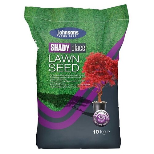 фото Семена газон, shady, 10 кг, теневыносливый, мешок, johnsons lawn seed