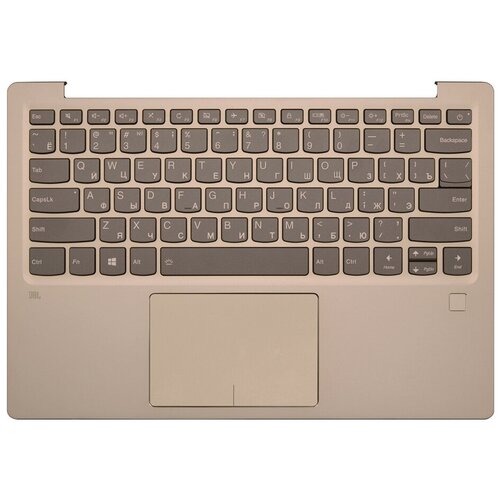 фото Клавиатура для ноутбука lenovo yoga 720s-13ikb золотая топ-панель с подсветкой