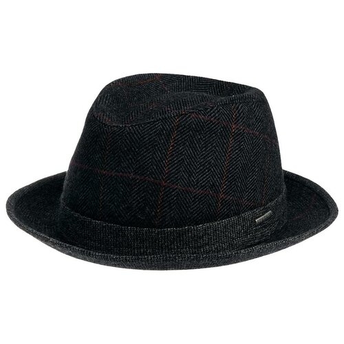 фото Шляпа stetson арт. 2190501 fedora wool (темно-серый), размер 59