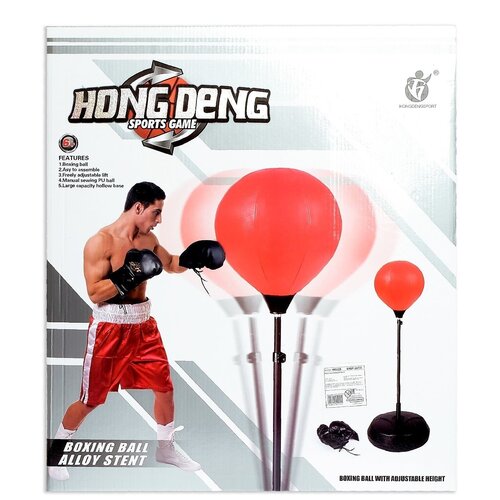 фото Груша боксерская "король ринга", напольная 45x50,5 (1 шт.) promarket