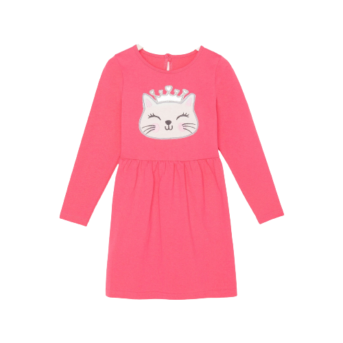 фото Платье для девочки, цвет светло-розовый, рост 92 luneva