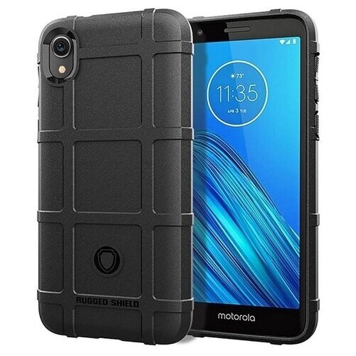 фото Чехол для motorola moto e6 цвет black (черный), серия armor от caseport