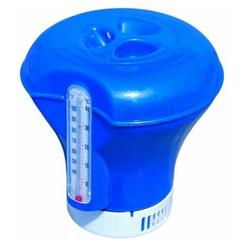 фото Дозатор плавающий с термометром, 18,5 см, цвета микс, 58209 bestway