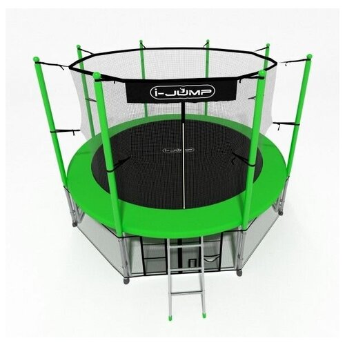 фото Каркасный батут i-jump 8ft 244х244х210 см , green