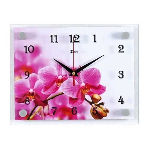 фото Часы настенные "21 век" "розовая орхидея" 2026-800 (10)