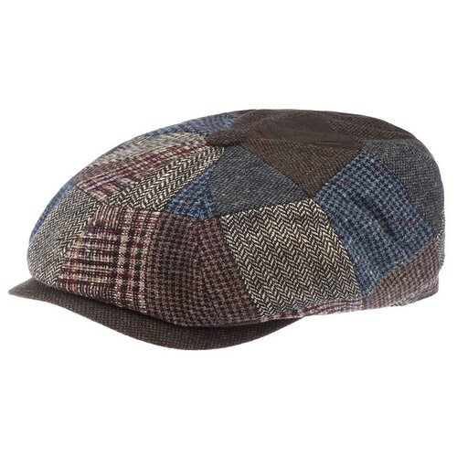 фото Кепка stetson арт. 6840903 hatteras patchwork (коричневый), размер 55