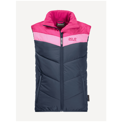 фото Жилет jack wolfskin размер 104, pink peony