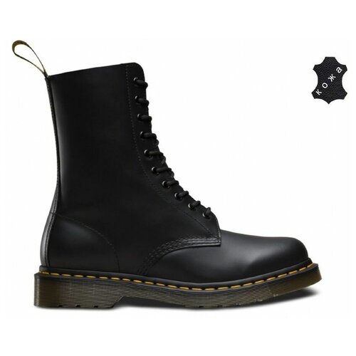 фото Кожаные ботинки dr. martens 1490 smooth standard 11857001 черные (40)