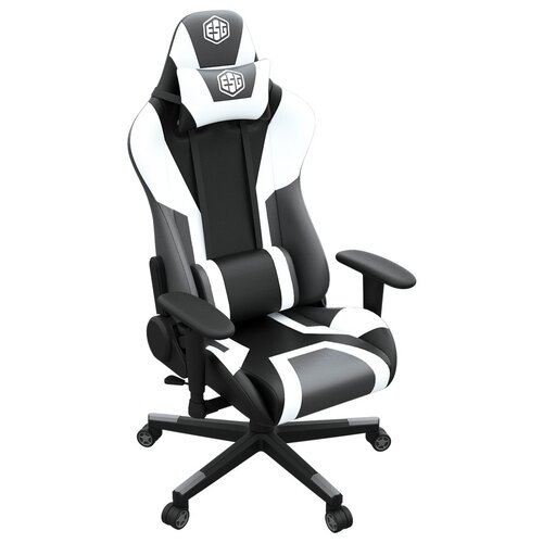 фото Компьютерное кресло e-sport gear esg-201 игровое, обивка: искусственная кожа, цвет: black/grey