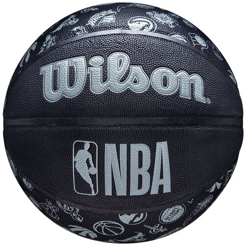 фото Мяч баскетбольный wilson nba all team, р.7, арт.wtb1300xbnba