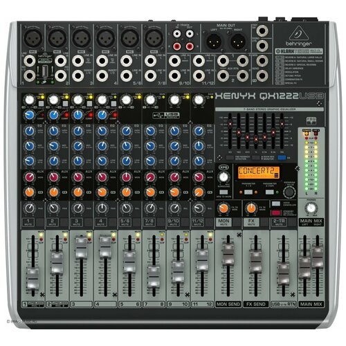 фото Behringer xenyx qx1222usb - микшерный пульт