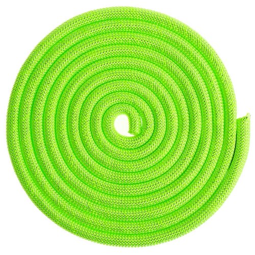 фото Скакалка для гимнастики утяжелённая с люрексом, 3 м, цвет салатовый qwen