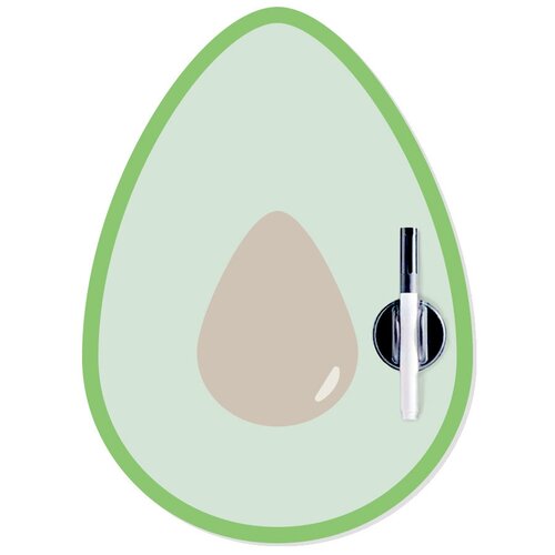 фото Магнитная доска с маркером balvi avocado 27142