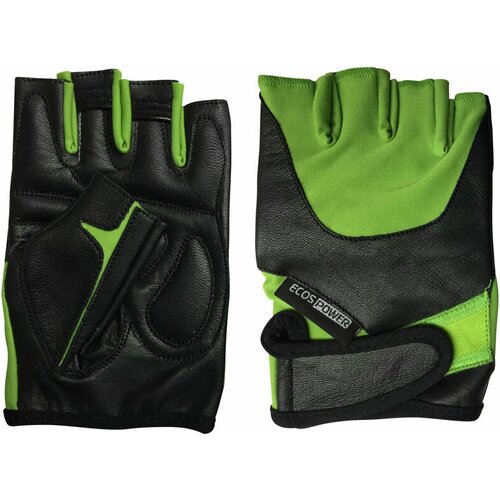 фото Перчатки для фитнеса 5102-gxl, цвет: зеленый, размер: xl ecos
