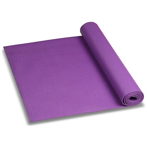 фото Коврик для йоги и фитнеса indigo pvc yg03 173*61*0,3 см фиолетовый