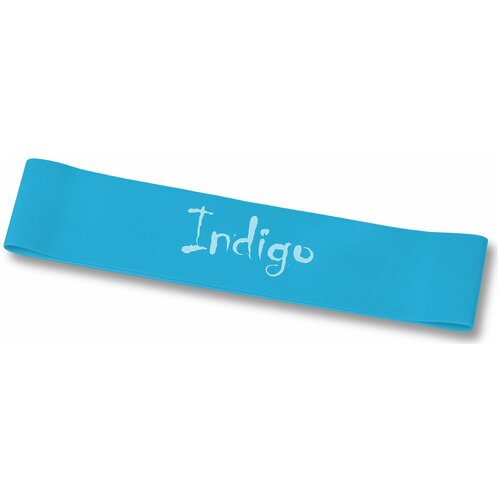 фото Эспандер лента латекс замкнутая indigo heavy (7-12 кг) 6004-3 hkrb бирюзовый 46*5*0.09 см