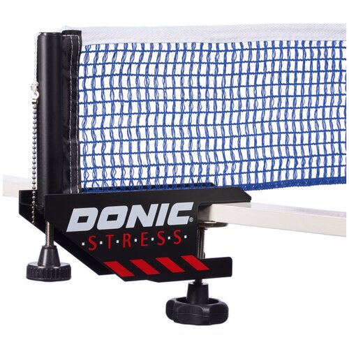 фото Сетка для настольного тенниса donic stress черный/синий