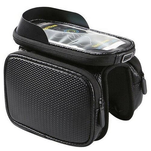 фото Велосипедная сумка eva case bicycle saddle transporting bag для смартфона 6.2' (black)