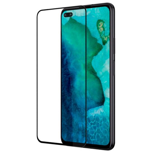 фото Защитное стекло для телефона honor view 30 pro, honor view 30 / полноэкранное стекло для смартфона хонор вью 30 про, хонор вью 30 с олеофобным покрытием и черной рамкой / полная проклейка экрана / премиум качество / защита от падений (черный) сoteetci