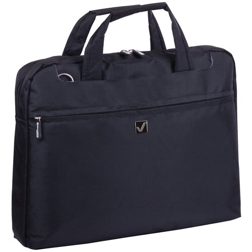фото Brauberg сумка деловая brauberg с отделением для ноутбука 15,6", "chance", 3 кармана, черная, 40х30х4 см, 240458