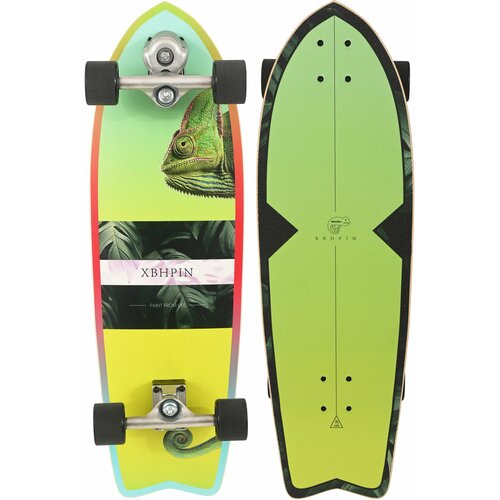 фото Серфскейт terror chameleon (81.3х25 см) / лонгборд-круизер, скейтборд, серф скейт взрослый