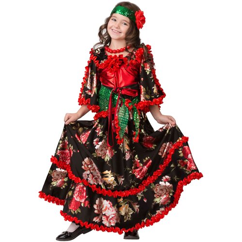 фото Карнавальный костюм цыганка аза, размер 146-76, батик