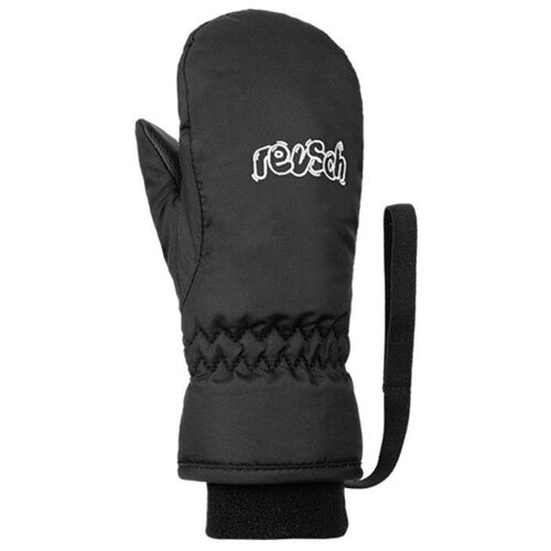 фото Варежки reusch 2020-21 kids mitten black/white (inch (дюйм):ii)