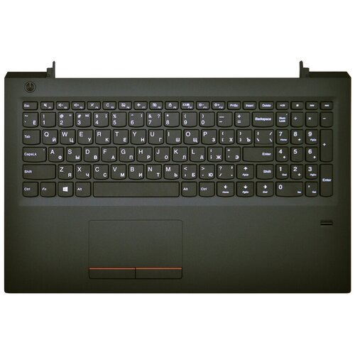 фото Клавиатура для ноутбука lenovo v310-15isk черная топ-панель